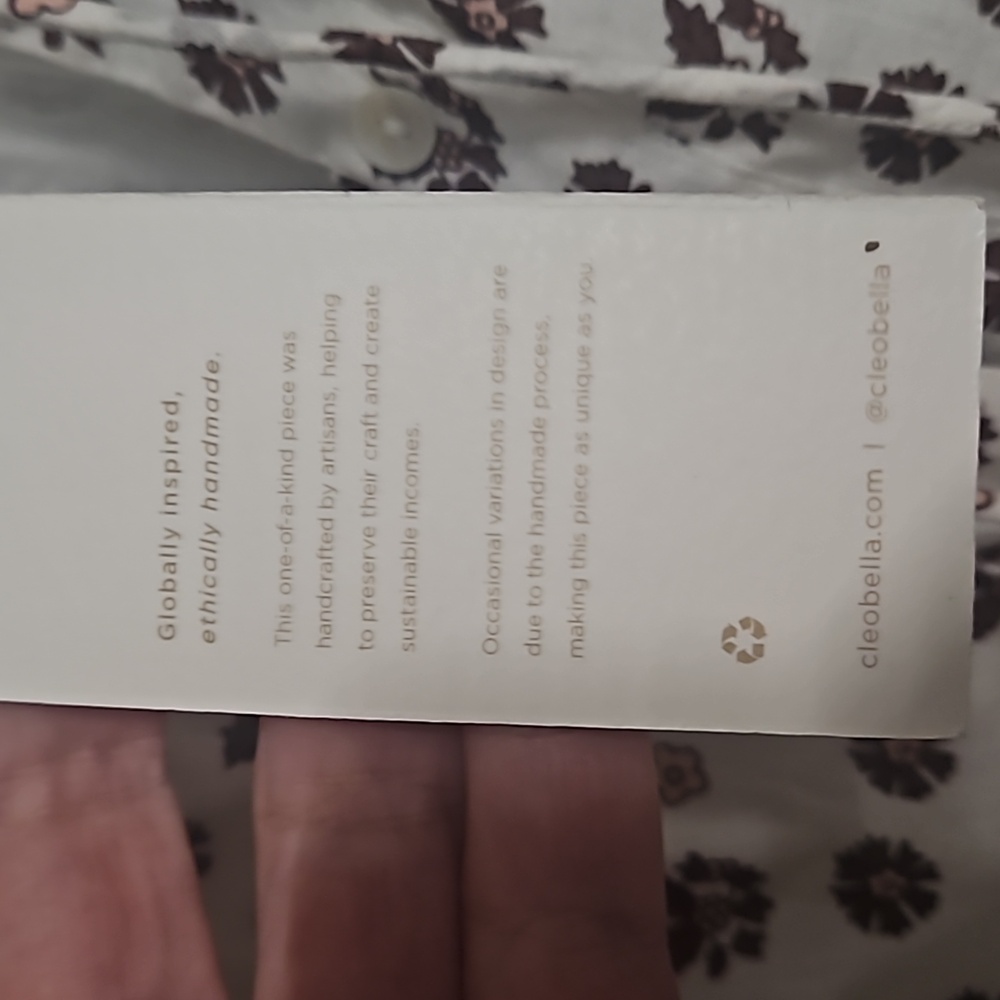 Cleobella White and Brown Midi Dress - Picture 8 of 15